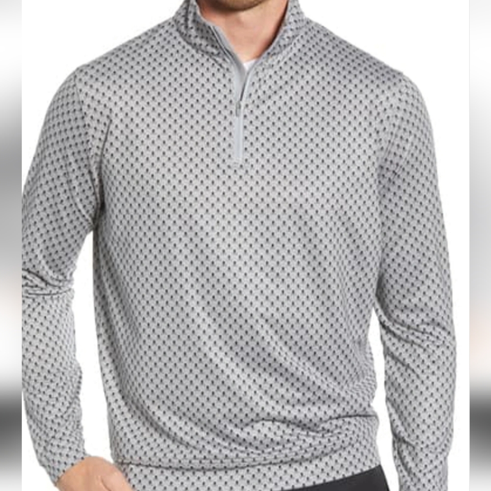 Peter Millar Long Sleeve Skull And Clubs Shirt.